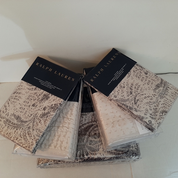 Ralph Lauren Dover Street King Gwendolyn Sateen Duvet Cover 4 Shams MSRP $1500 - Picture 10 of 13